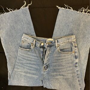 PacSun Cropped Wide Leg Jeans